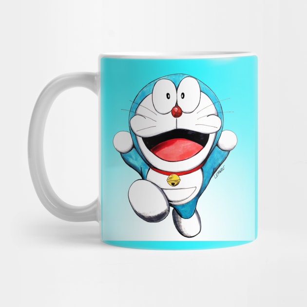 just doraemon the time robot by jorge_lebeau